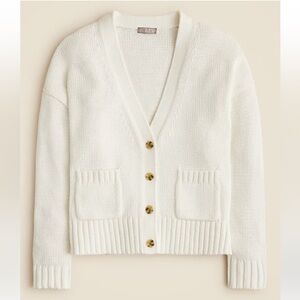 J.Crew Heritage relaxed cotton cardigan.